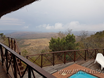 Private deck with panoramic views across Ithala Game Reserve